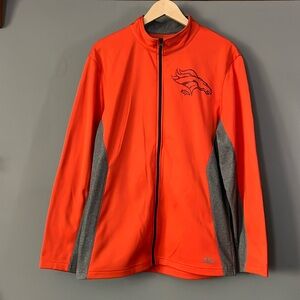 Like new Broncos zip up sweater size medium.
